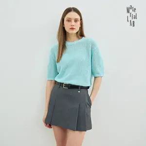 [런칭가 79000원] 머티리얼랩 25SS 페이퍼얀 코튼 반팔니트