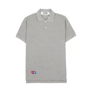 [꼼데가르송] X 인베이더 더블와펜 남성 카라 반팔티셔츠 AZ T336 051 2