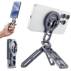 CAMOLO MG-05/ PLUS Magsafe 삼각대 자기 전화 홀더 iPhone용 HUAWEI 접이식 데스크탑 마운트Arca-Swiss 포