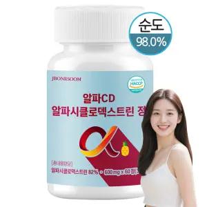 제이본숨 알파CD 알파시디 알파시클로덱스트린 알파씨디 효능 600mgx60정 1개