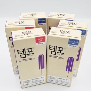 뉴템포 유기농 프리미엄 탐폰8P(슈퍼x2개+레귤러x4개)