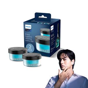 필립스 전기면도기 무선 클렌징 팟 카트리지 CC12/51 2개입 세척액