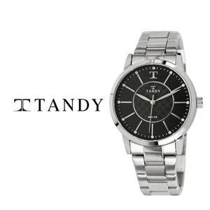 [기타][TANDY] 탠디 시그니쳐 럭셔리 메탈 (오스트리아 스톤 식입) T-3915 블랙남자손목시계