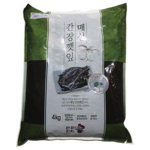 반찬단지 매실 간장 깻잎 4Kg 4개 깻잎지 장아찌 이강산닷컴