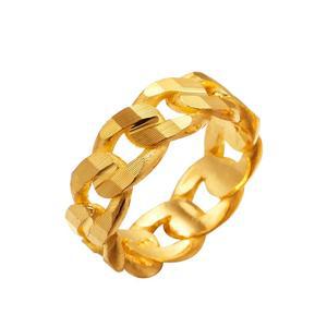 갤러리아 남자 순금 반지 체크 체인 24K 11.25g 애끼 검지 중지