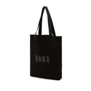 [닥스](강남점)DBBA4F338BK [토트 백][백몰전용] 블랙 로고 프린팅 면