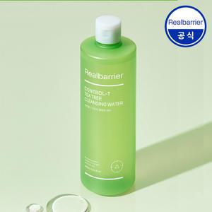 [공식] 리얼베리어 컨트롤-T 티트리 클렌징 워터 400ml (+폼30ml+랜덤견본3매)