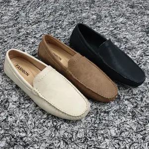 [디아슈즈]토미 남자 베이직 소가죽 드라이빙 로퍼 슈즈 1cm