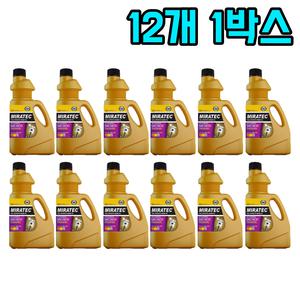 미라텍 장수명 소음감소 합성엔진오일 5W30 1L 가솔린 디젤 공용 출력 연비 향상 12개 1박스