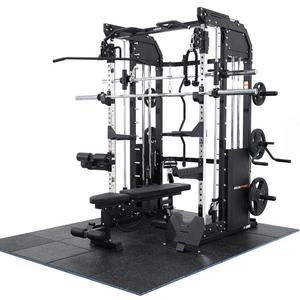 스미스머신 6822SM 풀세트 가정용 홈짐 헬스기구 멀티랙 파워랙 듀얼풀리 120kg 블럭 포함