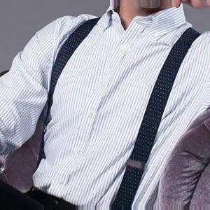 남성 집게 멜빵 클래식 멋진핏 수트룩 패션 서스펜더-WFH6BBV