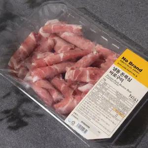 [노브랜드] 냉동 돼지 목심 바로구이 (1kg)