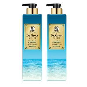 닥터그루트 애딕트 탈모증상완화 샴푸 라임바질  만다린 680ml 2개