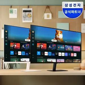 [혜 택 가 23.0만] 삼성전자 M5 LS27DM500 68.6cm(27인치) 스마트모니터 블랙 (OTT/넷플릭스/유튜브/미러링/스마트싱스/게이밍허브/삼성헬스/캠핑용/원룸