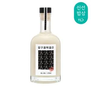 [품질보장] 압구정막걸리 원 14도 375ml 김재중막걸리