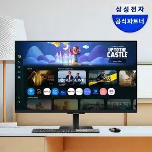 [최 대 혜 택 가 23.0만] 삼성 M5 M50F LS27FM500 68.6cm(27인치) 스마트모니터 블랙 OTT