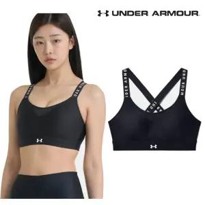 [롯데백화점]언더아머 여성 피티드 UA 인피니티 하이 스포츠 브라 1351994-001