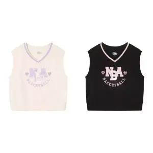 [롯데백화점]엔비에이 NBA 여아 V넥 베스트(K243VT610P)