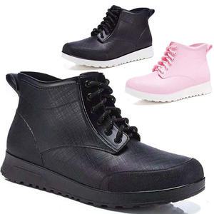 230-280mm dmshoe 남녀공용 논슬립창 방수 패션 캐주얼 하이탑 레인부츠 남자장화 구두 운동화 T31-2D