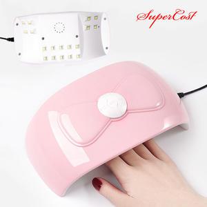 네일아트 스마트 센서 UV LED 핑크리본 54W 젤램프