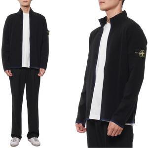 [스톤아일랜드](마산점) 23FW 남성 와펜 패치 집업 니트 (7915503A1 V0020 23F)