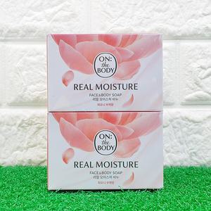 온더바디 리얼 모이스처 비누 피오니 부케향 80g 4입 / 세안비누
