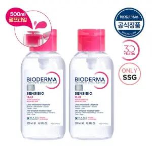 [바이오더마] 센시비오 H2O 500ml x2 (펌프형)