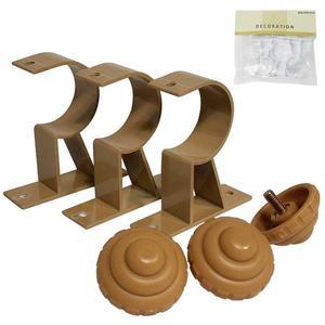 화이트(K-352) 커튼봉 브라켓 커텐봉 고리 받침대 걸이 거치대 35MM
