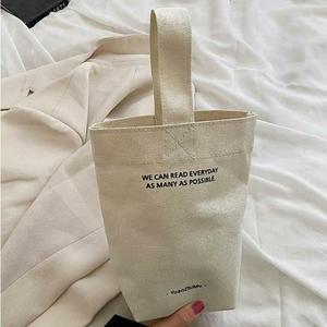 [라일리] Rly 베이직 데일리 디자인 캔버스 소재 미니 에코백