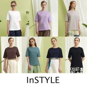 [런칭 59,900원] 인스타일 여성 오가닉100 면 반팔티 7종 25SS
