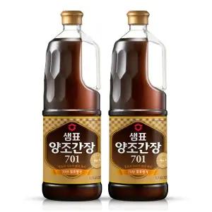 샘표 양조간장 701 1.7L 2개