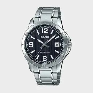 CASIO 카시오 MTP-V004D-1B2 남성시계 심플 메탈 손목시계