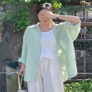 쿨 실키 루즈핏 포켓 셔츠 (2color)