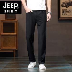 JEEP SPIRIT 봄 여름 신상 남성바지 슬랙스 냉감 스트레이트 팬츠