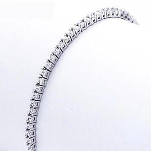 순수 925 실버 주얼리 18CM 테니스 팔찌 2mm 지르코니아 기념일 선물  스털링 실버 팔찌 팔찌