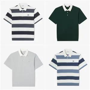 매장정품 라코스테 LACOSTE 남성 [5컬러 택1] 오버핏 밀라노 배색 카라 폴로 PH644E-55G_5_BON 613697