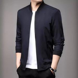 EAMT 남자 후드집업 점퍼 가을 솔리드 재킷 상의 지퍼 캐주얼 일자 긴팔 코트 YJ3