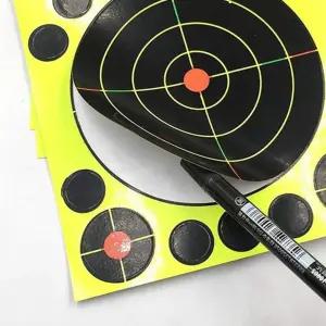 샬라라 스티커 과녁판 양궁 연습용 원형 사격 표적지 다트 조준판 타켓지 10P