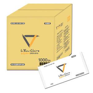 르끌레어 업소용 일회용 물티슈 1000매 개별포장