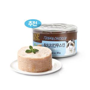 도그씨 ANF 캣 참치치킨무스캔 95g 24개 고양이캔