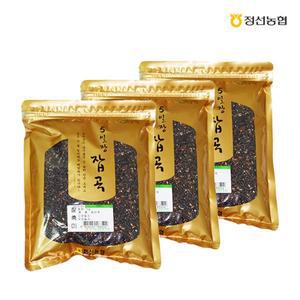 [정선농협] 오일장잡곡 찰흑미(만생) 1kgx3봉(3kg)