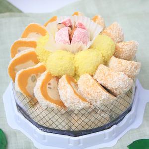 [떡집닷컴]호박두텁 떡케익 1호 (1.1kg) / 떡집닷컴 / 떡 / 부모님생신