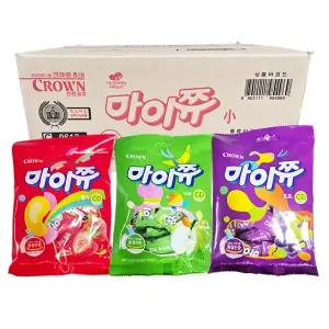 (크라운) 마이쮸 72g x 30봉 (1박스) 딸기/포도/사과/멜론/망고/리치/피치