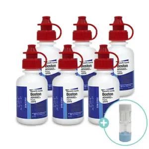 보스톤 세척액 30ml x6개 + 하드렌즈케이스 /드림렌즈세척액