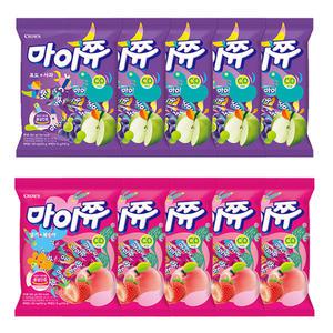 마이쮸 딸기 복숭아 284g 1박스 10개 대용량 캔디