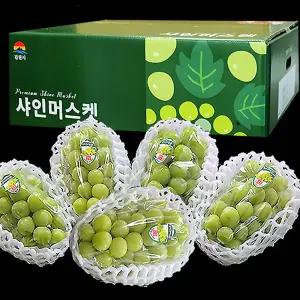 포도 샤인머스켓 추석 선물세트 5kg 5~6송이 특품 고당도