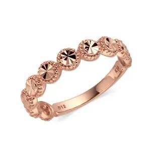 [비앤비골드] 14K/18K 로렛트 서클 4mm 컷팅 반지 NPR38014