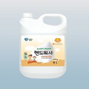 [버블윅] 대용량 거품형 손세정제 핸드워시 4L x 2개 (파우더향)