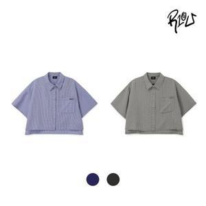 [대구백화점] [알텐유] 알텐유 크롭 체크 반팔 셔츠(U2421B353)