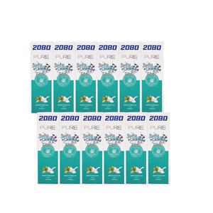 2080 퓨어 치약 베이킹소다 담은 클린민트향 120g x3입 x4개(총12개)